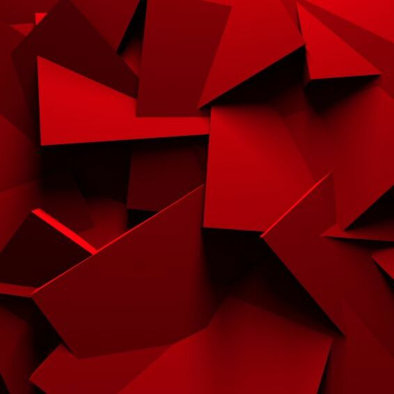 Картина на холсте Красная абстракция кубизм, арт hd0779701