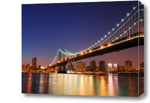Картина Нью-Йорк закат
