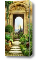 Картина Арка и растения